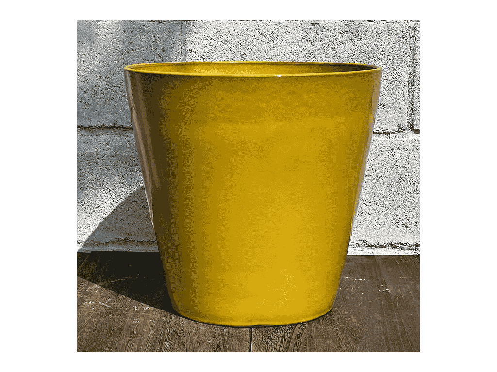 CONTEMPO PLANTER, LEMON SET OF 3 - 17.0"X15.5", 15.0"X14.0", 13"X12.5"