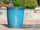 TALL GARDEN POT, GREEN  MIRAGE, SET OF 3- 19.5"X21.5", 15.5"X17.0", 11.5"X13.5"