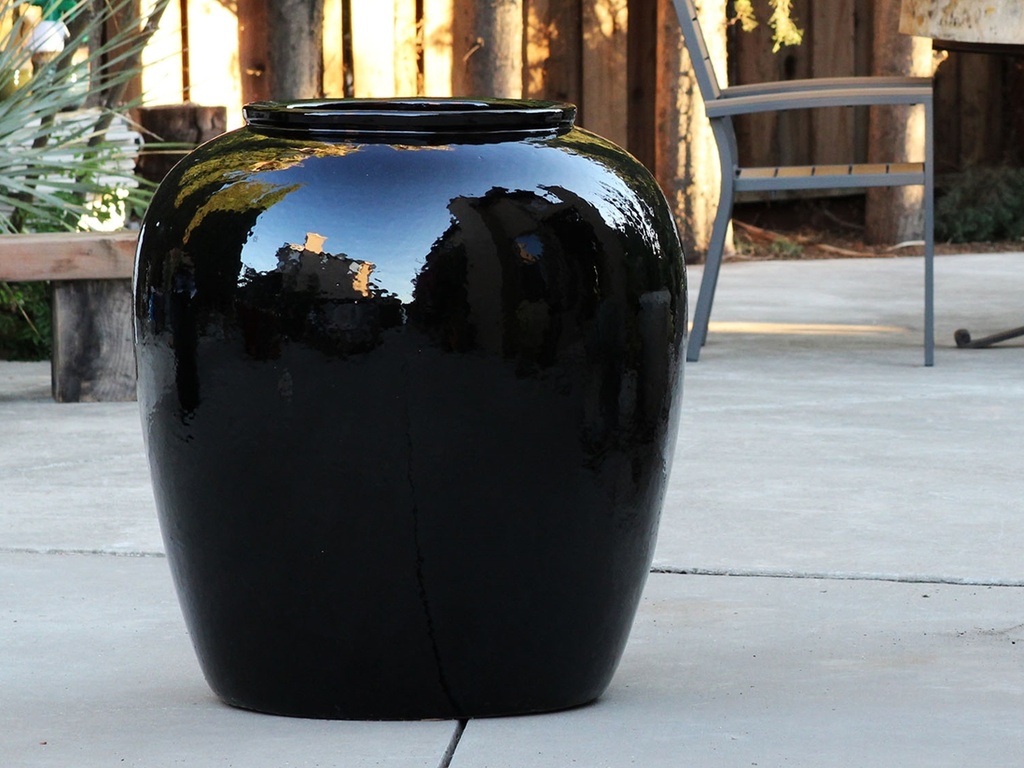 PATTAYA JAR, BLACK, 35.5"x36.5"