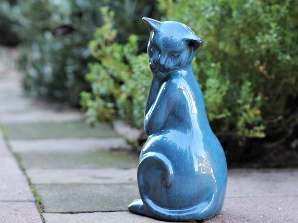 [PV-LBST21FAQ] CAT GIRL, FALLING AQUA 7.5'' X 16.0"