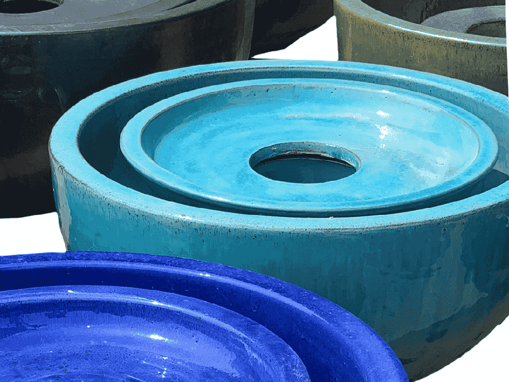 [PV-LBWB5218FAQ-B] FOUNTAIN BOWL WITH COVER, FALLING AQUA, SIZE B - 23.5" X 12.0"