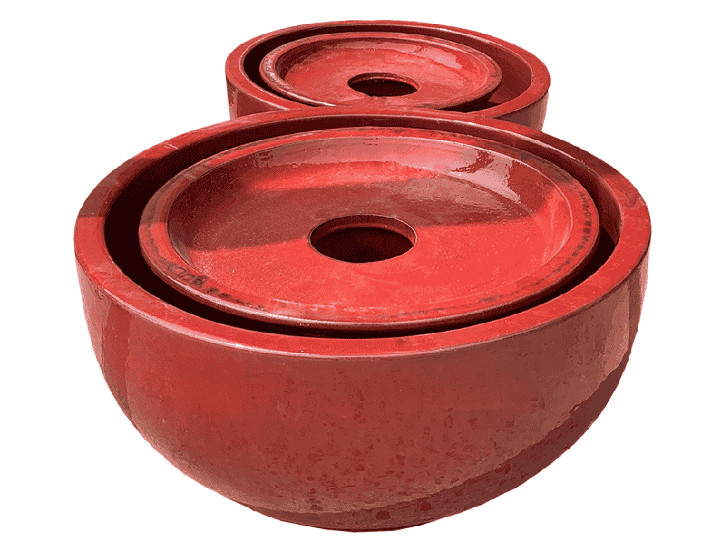 [PV-LBWB5218LRD-B] FOUNTAIN BOWL WITH COVER, LAVISH RED, SIZE B - 23.5" X 12.0"