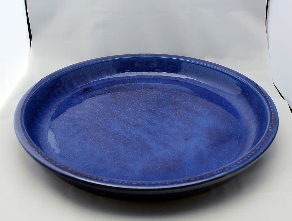 [PV-SCR02FBL] ROUND SAUCER, FALLING BLUE, OD 19", ID 16"
