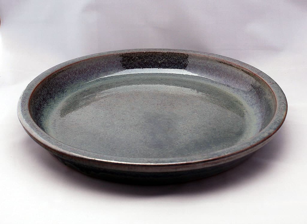 [PV-SCR03AJD] ROUND SAUCER, ANTIQUE JADE, 14.5"D