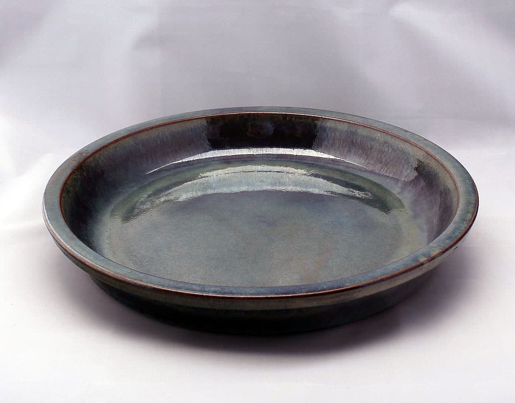 [PV-SCR04AJD] ROUND SAUCER, ANTIQUE JADE, OD 13", ID 10"