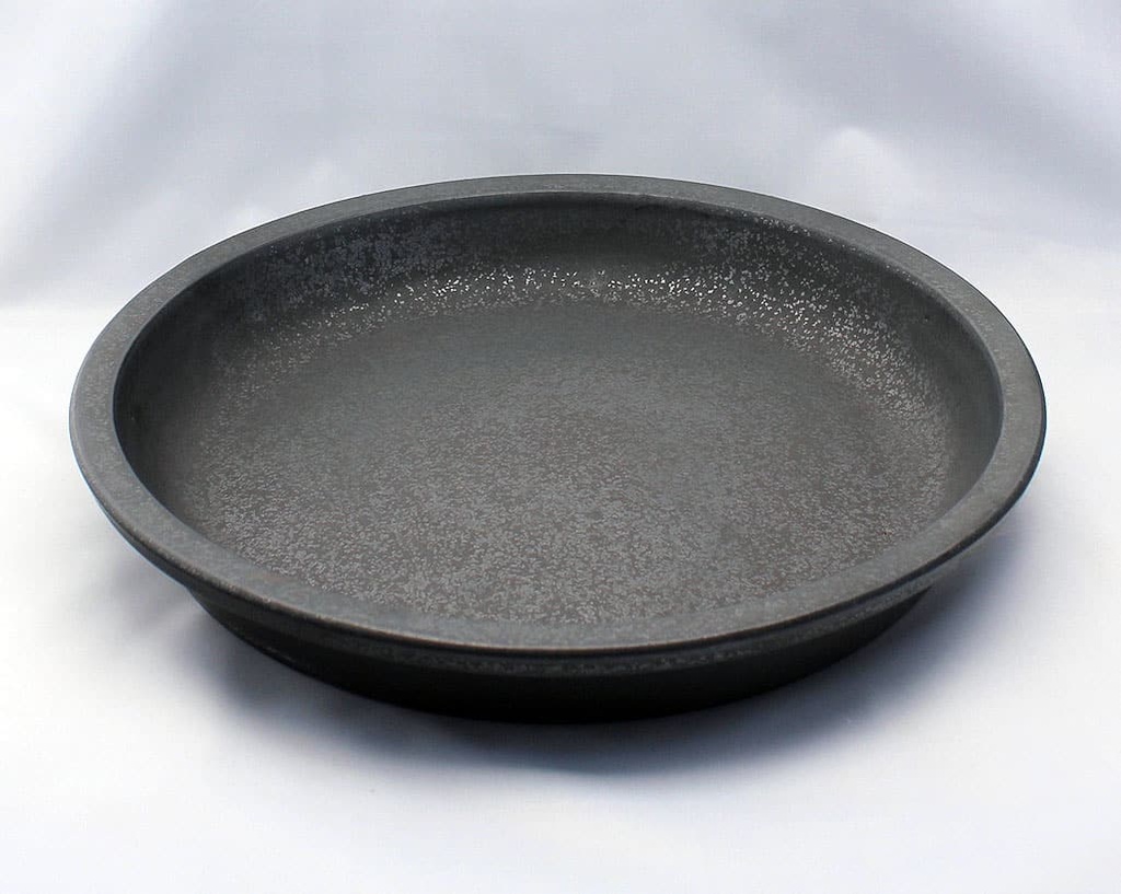 [PV-SCR04MBK] ROUND SAUCER, MATTE BLACK, OD 13", ID 10"