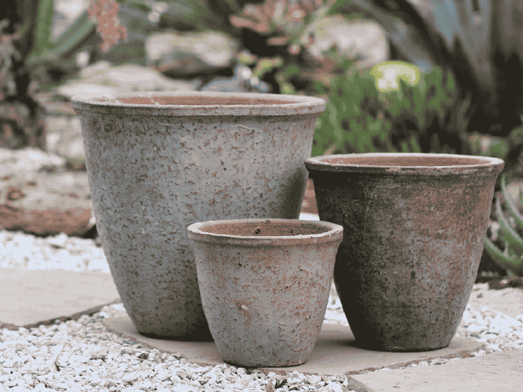 [PV-TS0079HWH-S3] VASO PLANTER, HEIRLOOM WHITE, SET OF 3 - 21.0" X 21.0", 16.0: X 14.0", 12.0" X 11.0"