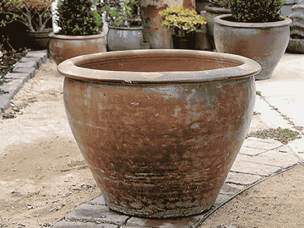 [PV-TS0093HWH-S3] ROUNDED RIM PARCO PLANTER, HEIRLOOM WHITE, SET OF 3 - 30.0" X 26.0", 22.0" X 19.0", 17.0" X 14.0"