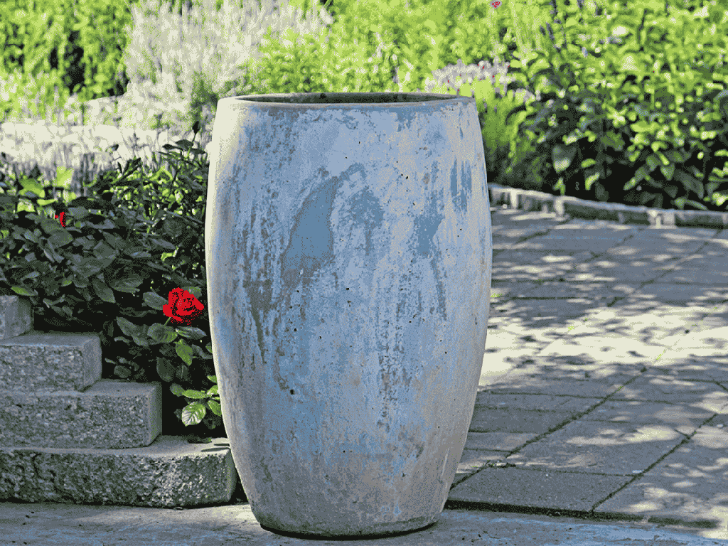 OLIVE NO RIM JAR, ATLANTIS SKY, SIZE B - 19.0" X 28.5", TOP OD: 15.5", ID:13.0"