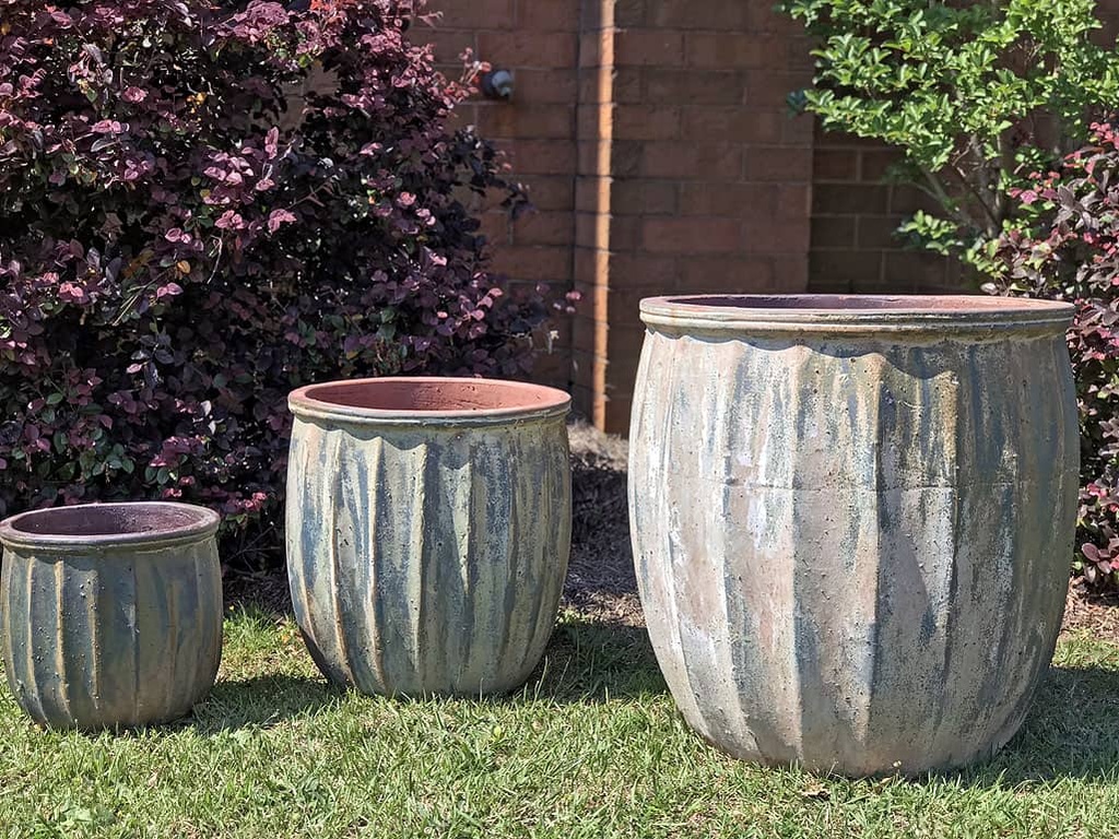 ACAMA TRIO, ATLANTIS SKY SIZES ABC, SET OF 3- 26.0"X26.0", 18.0"X19.0", 13.0"X12.5"