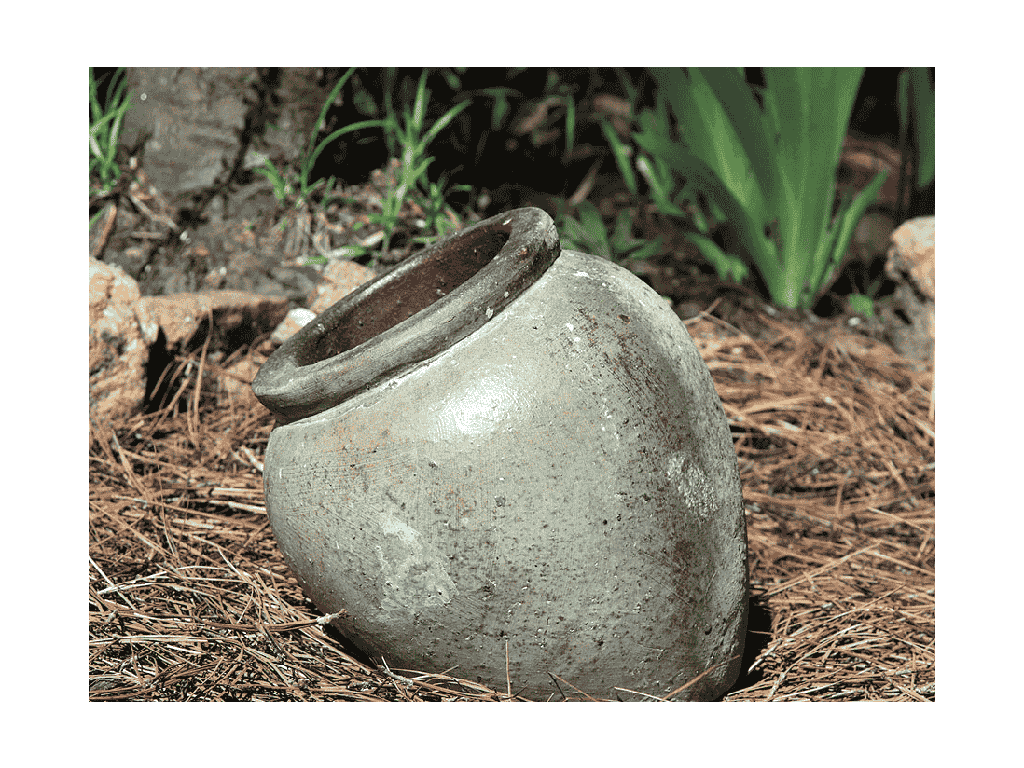 POTS D PISO, HEIRLOOM WHITE, B - 12.5"X13"