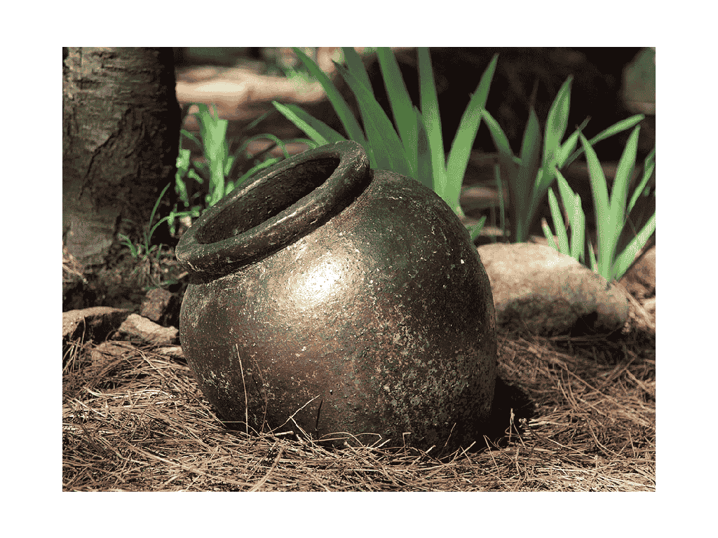 POTS D PISO, HEIRLOOM WHITE, C - 11.5"X10"