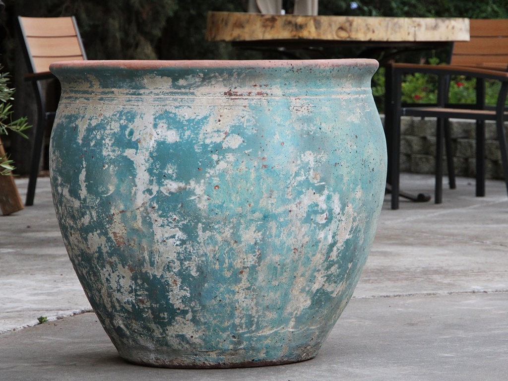 [PV-TSC2112ATS] PRAIRIE POT, ATLANTIS SKY 30"X31"