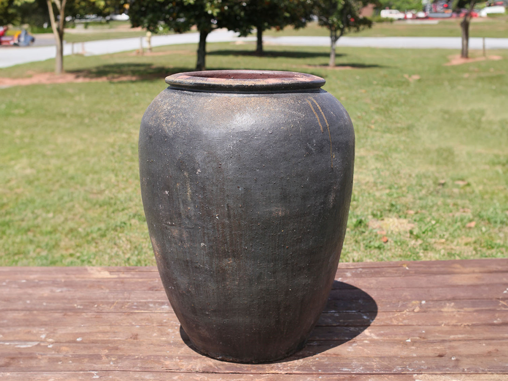 [PV-TSC2132GPH] TANZANIA JAR, GRAPHITE, 33.5"X44" (TOP 23")
