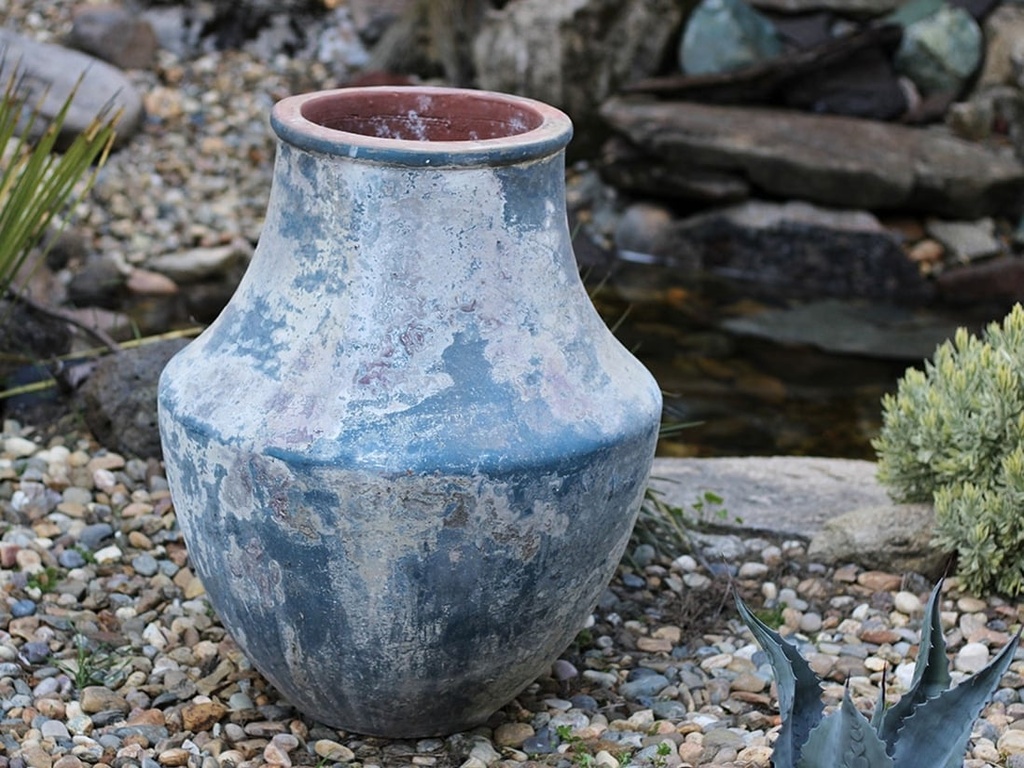 EGYPTIAN JAR, AEGEAN SEA, 25.0"X30.0"