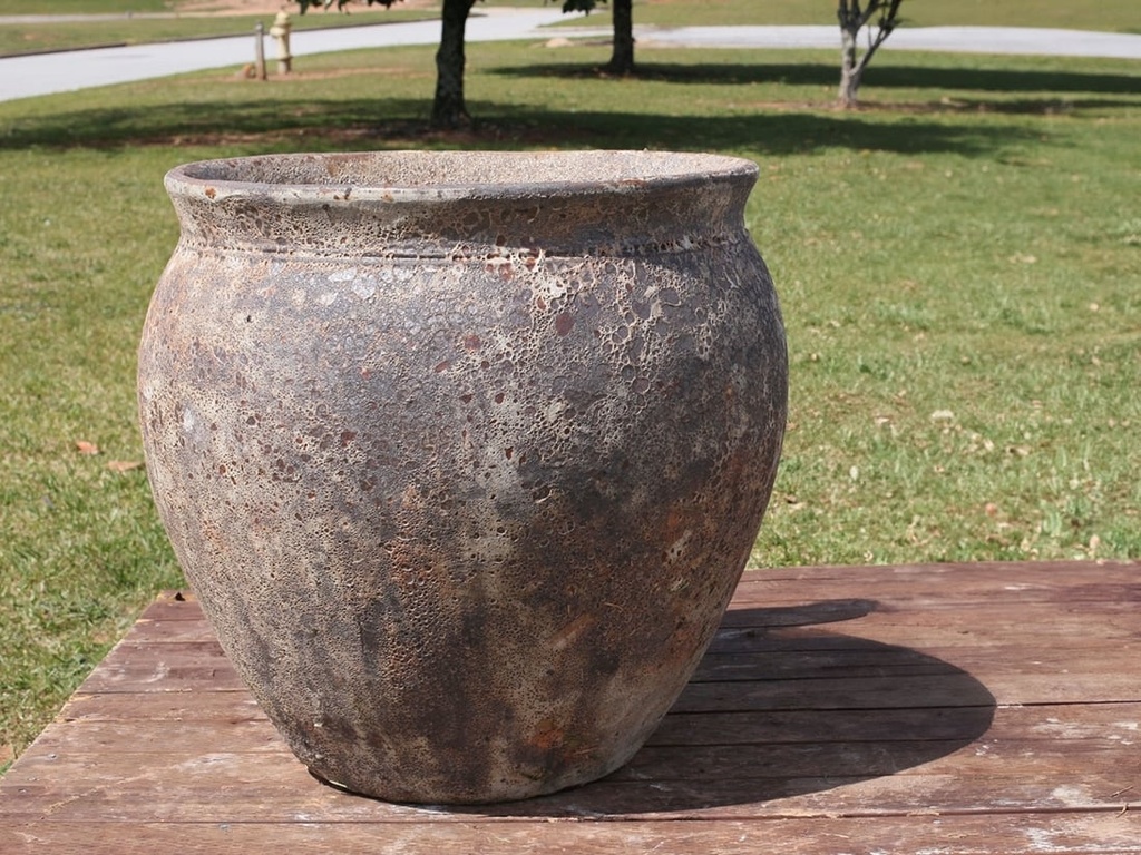 MOROCCAN PLANTER, ATLANTIS BROWN,  30.5"X29.0"