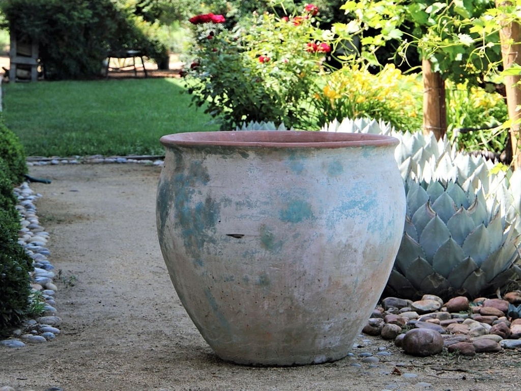 [PV-TSC2174ATS-A] MOROCCAN PLANTER, ATLANTIS SKY, 30.5"X29.0"