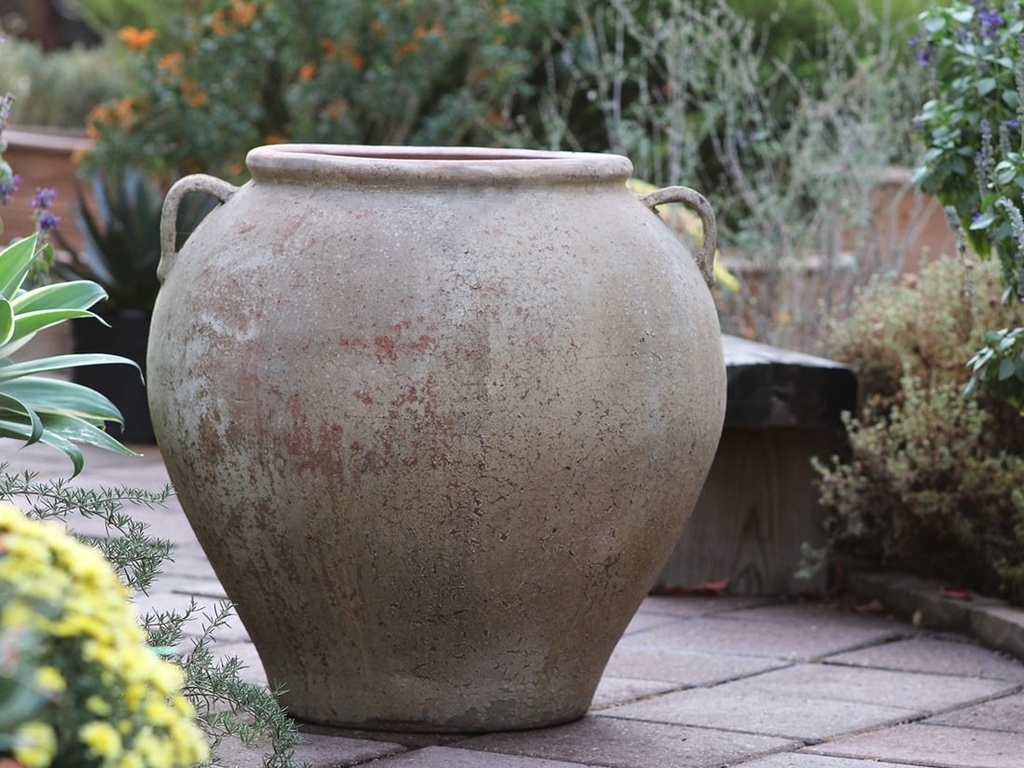 [PV-TSC3520ATC] UBARI WATERER, AGED TERRACOTTA, 25"X27"