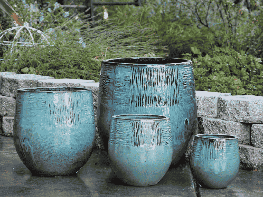 [PY-1666MGN-S4] TRIO DE KANTO,MISTY GREEN, SET OF 4- 18.5"x19.5", 14.0"x15.0", 10.5"x11.5", 8.0"x8.5"