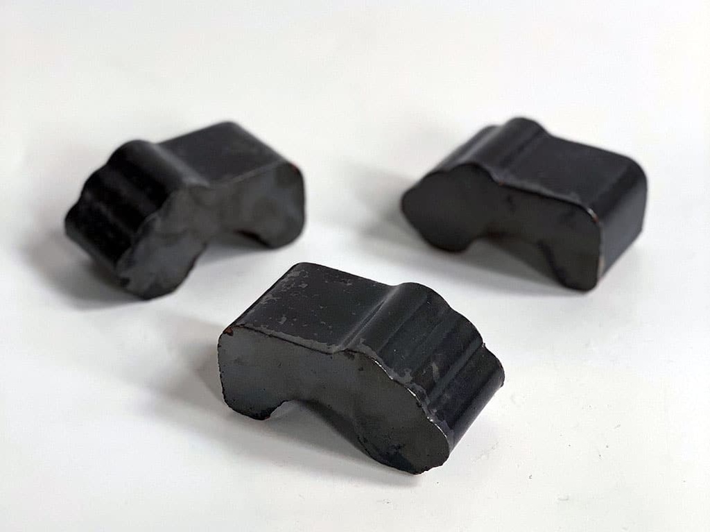 [PY-PF01SVR-S3-C15] POT FEET, SILVER, 3.0"X1.5", SOLD IN CASE OF 15