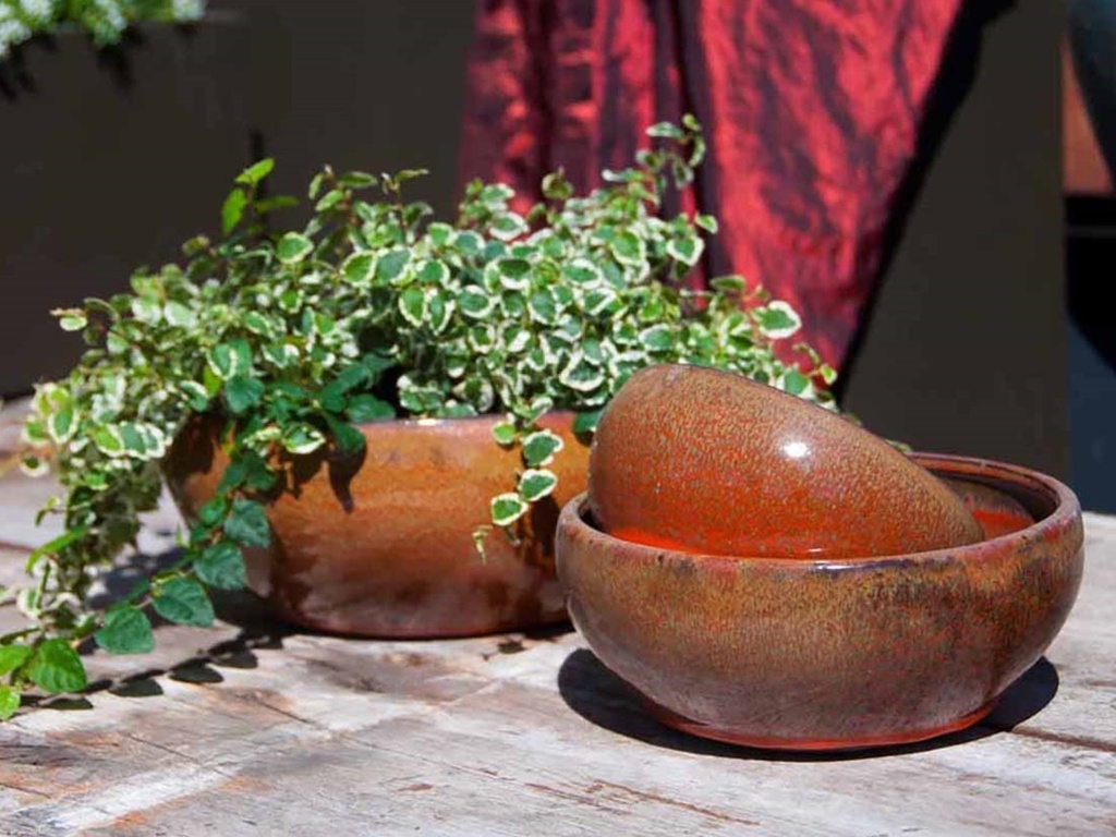 [PY-T1397SDN-S3-C2] CHERRY BLOSSOM BOWLS, SEDONA, SET OF 3- 10.5"X4.5", 9.0"X3.5", 7.0"X3.0", SOLD IN CASE OF 2