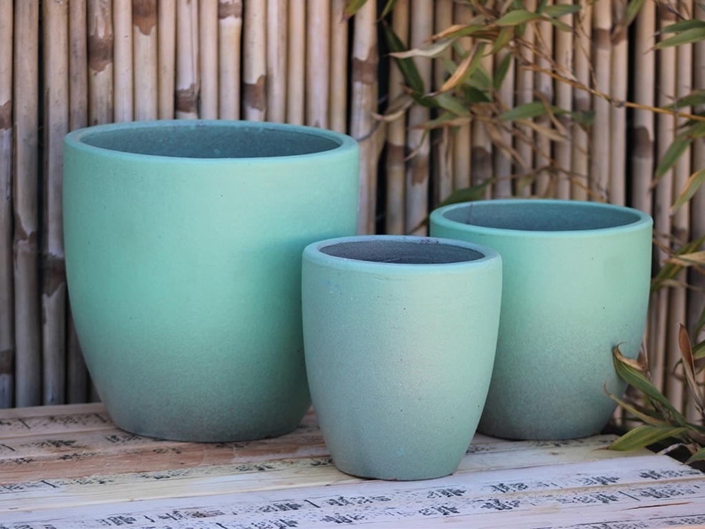 ANTHURIUM, MINT GREEN , SET OF 3 - 8.5"X8.5",6.5"X6.5",5.5X5.5