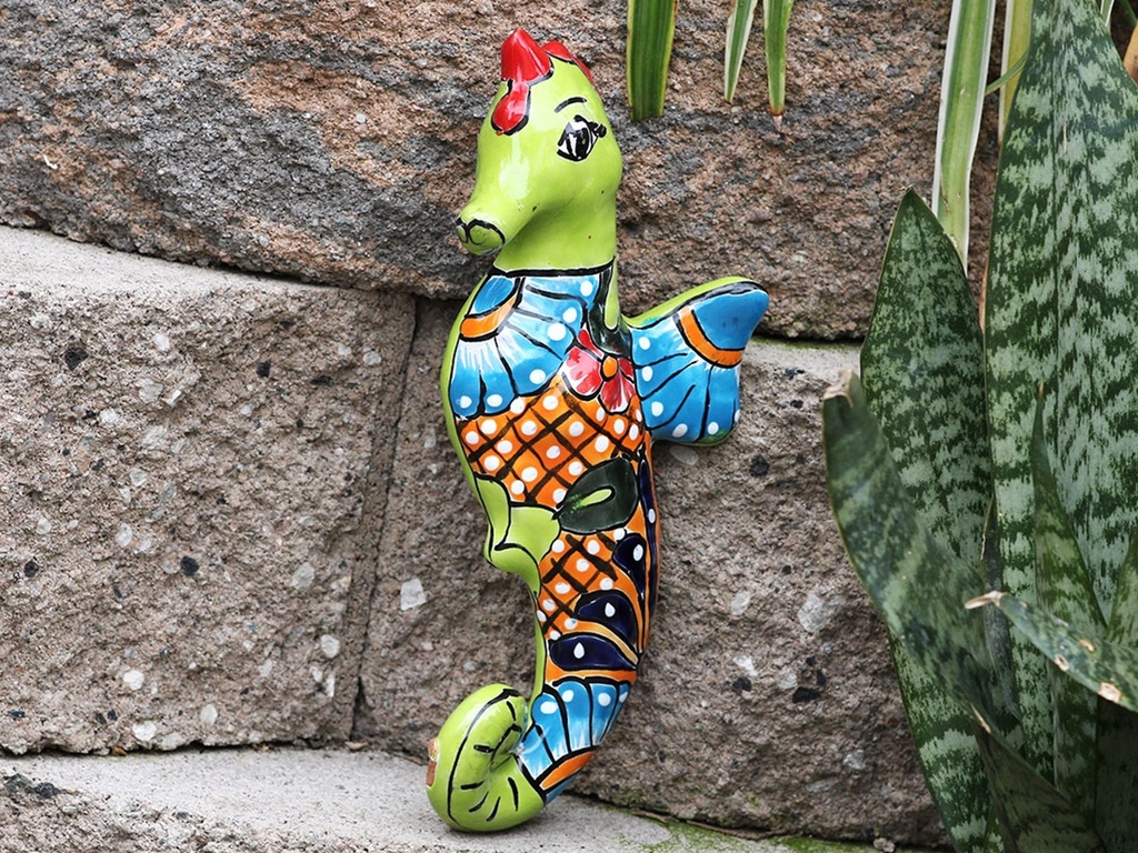 LARGE SEAHORSE, 5.5" x 10.5" x 10"