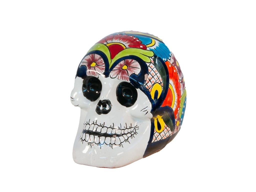 [TL-A2118-B] Talavera Skull 10.0”x7.0”x8.5”