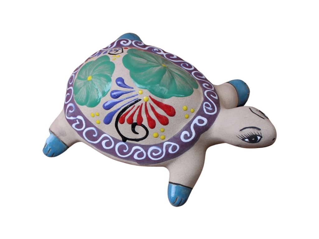 [TL-A5067TRL] TALAVERA TIERRA LUZ TORTUGA PIEDRA GRANDE, 11"X8.5"X4.0"