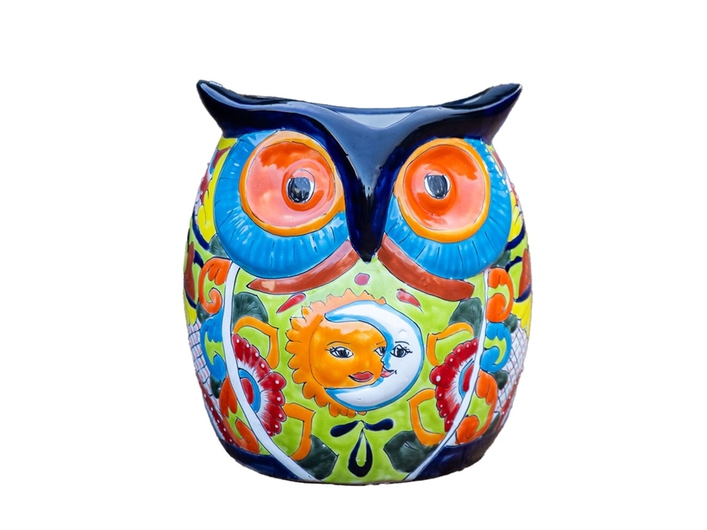 [TL-J2016] TALAVERA OWL PLANTER, 15.5"x15.0"