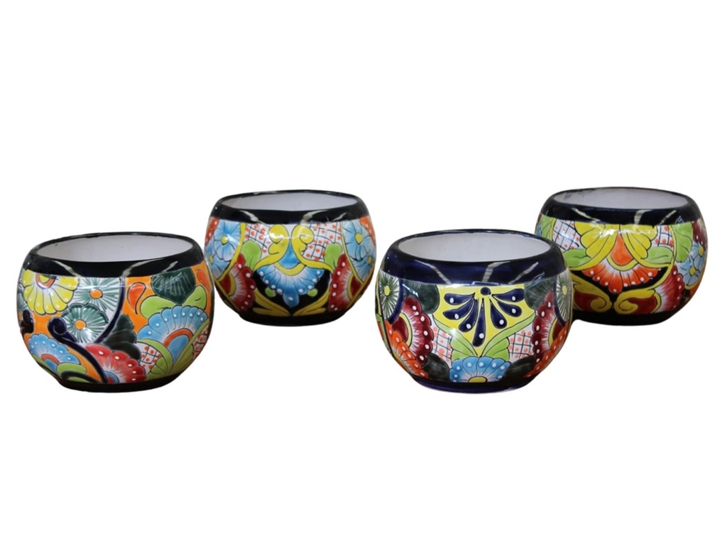 [TL-J2049-A-C4] MACETA  BOLA, 9.0"X7.5", SOLD IN CASE OF 4