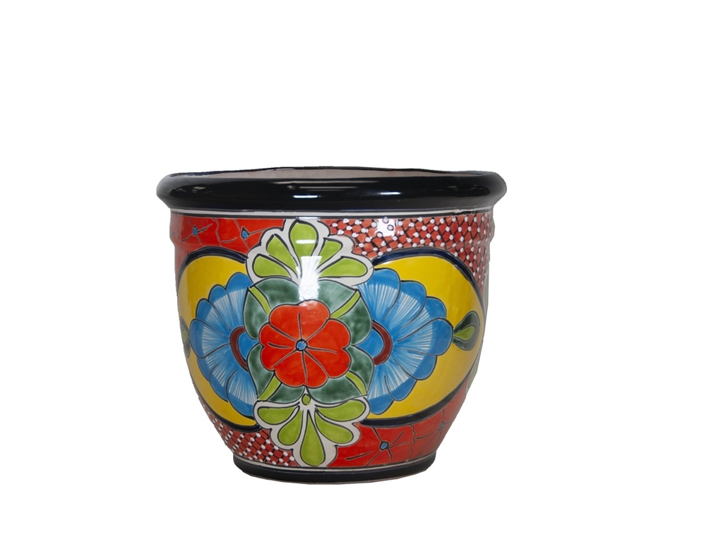 [TL-J2090] LARGE CAMPANA POT, 15.5" x 15"