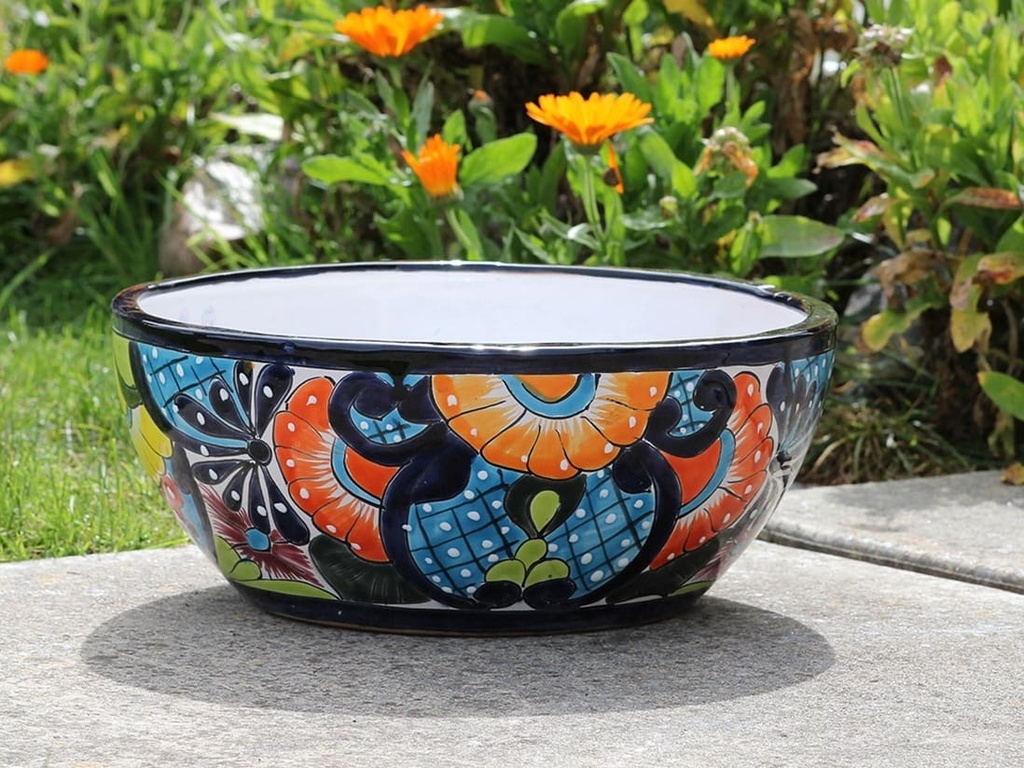 [TL-J2097] MEDIUM MICHOACANA BOWL, 7" x 15"