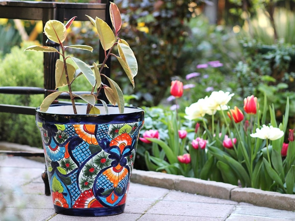 [TL-J2121] GARDEN VASE #40, 16" x 16"