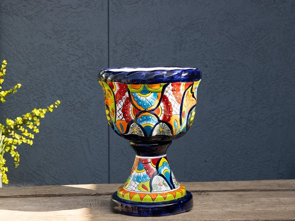 TALAVERA JAR PLANTER, 15.0"x20.0"