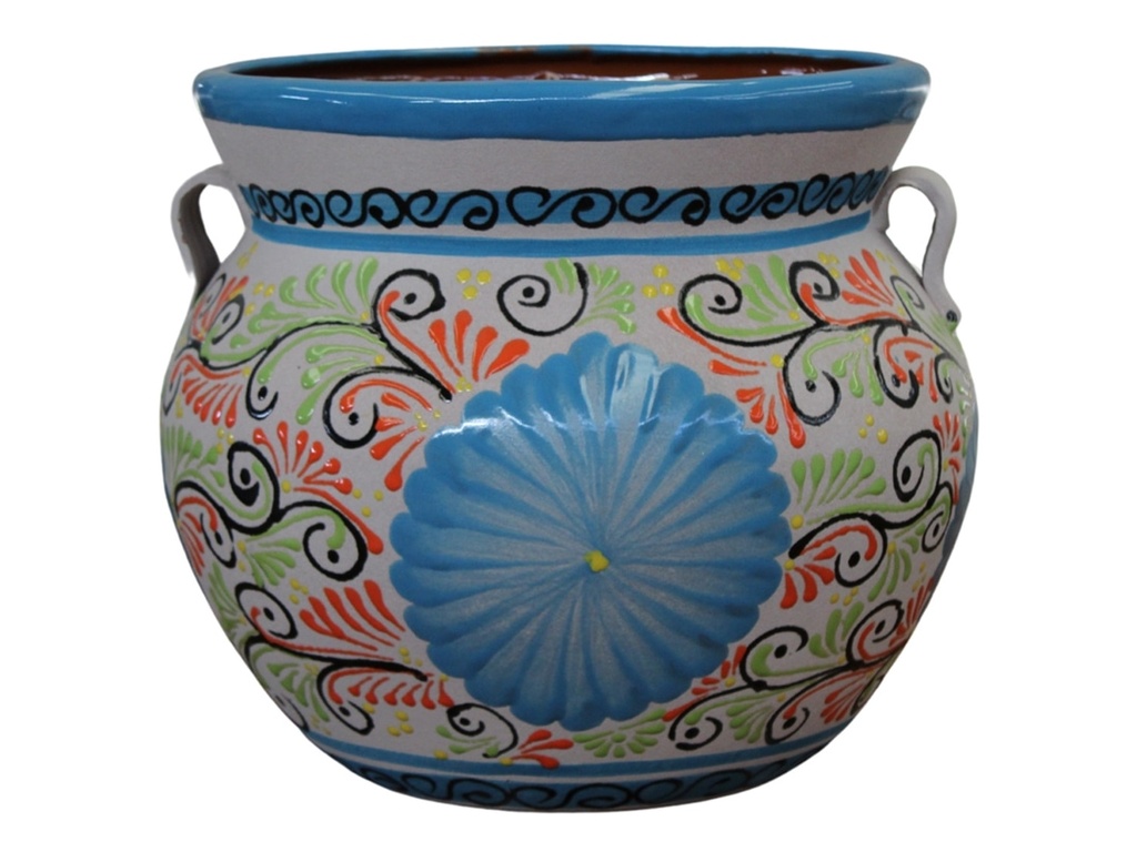 [TL-J5085TRL] TALAVERA TIERRA LUZ MEDIUM  MICHOACANA, 13" x 14.5"