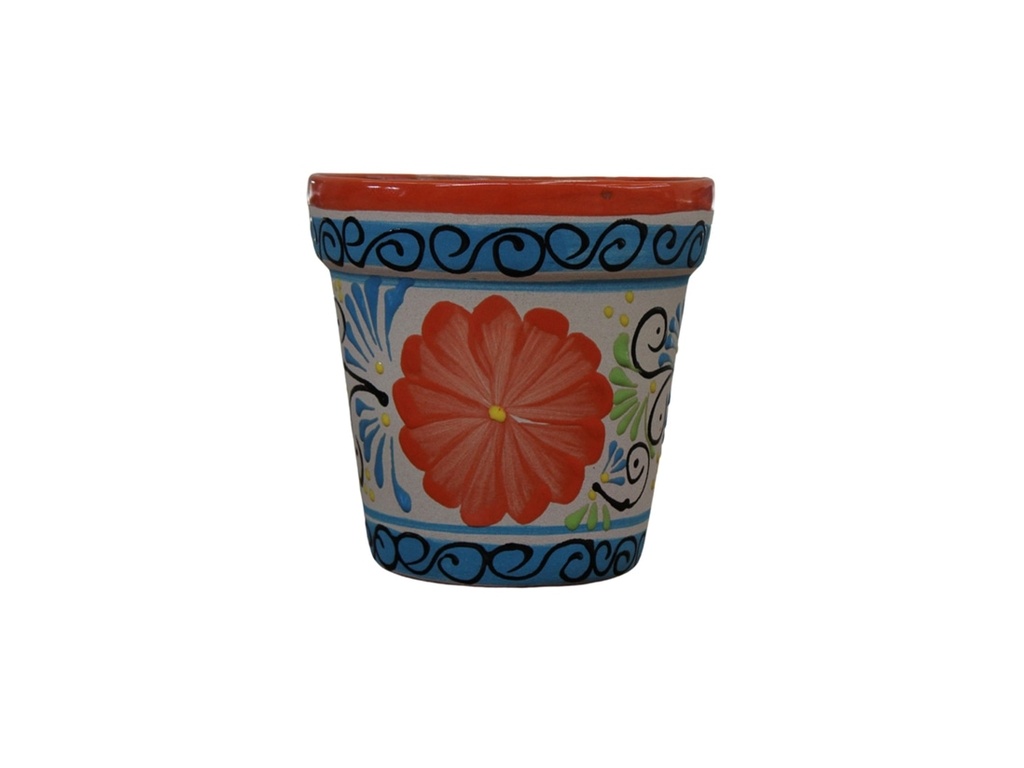 [TL-J5117TRL] TALAVERA TIERRA LUZ, GARDEN VASE #22, 8.5" x 8.5",