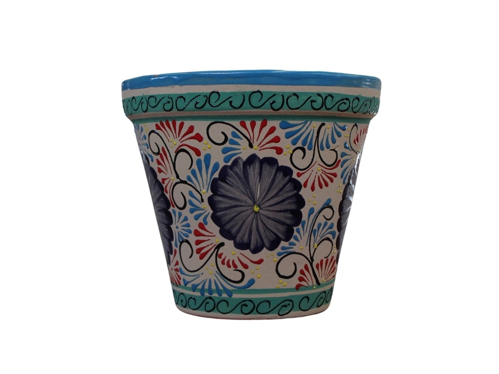 TALAVERA TIERRA LUZ GARDEN VASE #35, 14" x 13"