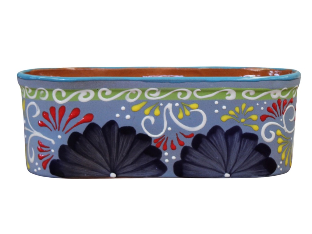 TALAVEREA TIERRA LUZ LARGE CRADLE PLANTER, 13.5" x 6.5" x 5", SOLD IN CASE OF 4