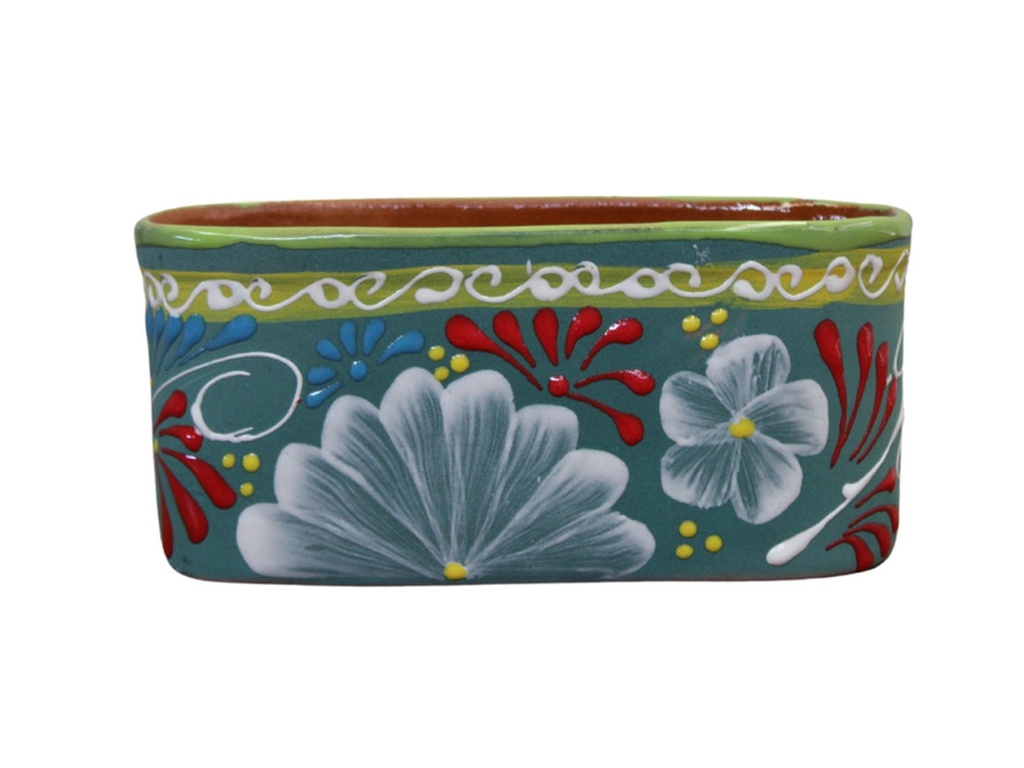 TALAVEREA TIERRA LUZ SMALL CRADLE PLANTER, 9.5" x 5.5" x 4.5", SOLD IN CASE OF 4