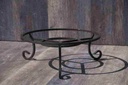 DOUBLE RING IRON STAND 17" X 10" HEIGHT