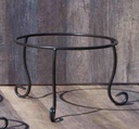 IRON SINGLE RING STAND, 16"X12"
