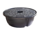 PHG FOUNTAIN RESERVOIR KIT, (40 GALLON) 38.0"D X 10.5"H, (INCLUDES: 1 BASIN, 6 SUPPORTING CONE)