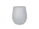 MED-HIGHT COCO TRUNK PLANTER LIGHT GREY POLY - RESIN POTS 23.5"x27.5"