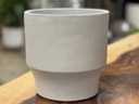ART DÉCOR ROUND PLANTER, CONCRETE LIGHT GREY, 6.5"X6.5", SOLD IN CASE OF 6