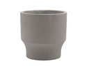 ART DÉCOR ROUND PLANTER, CONCRETE LIGHT GREY, 5.0"X5.0" SOLD IN CASE OF 8
