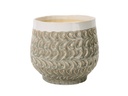 TEAR DROP PLANTER CUP, PEBBLE GREY, 6.5"X5.5", SOLD IN CASE OF 4