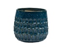 CAMBRIA PLANTERS, INDIGO SPLASH, 6.5"X5.5", CASE OF 8