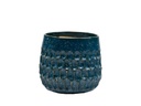 CAMBRIA PLANTERS, INDIGO SPLASH, 4.5"X4.0", CASE OF 8