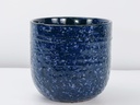 PEBBLE BEACH PLANTER, INDIGO SPLASH, 6.5"X6.0", CASE OF 4